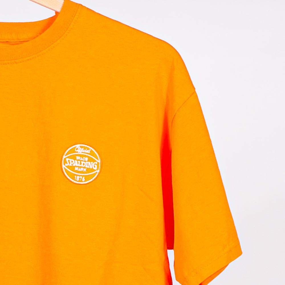 T-SHIRT SPALDING 1876 BASKET ORANGE