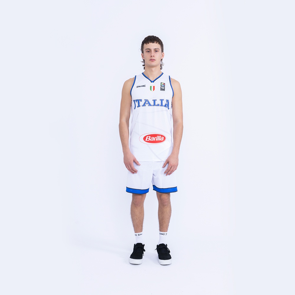 CANOTTA UFFICIALE ITALBASKET UOMO WHITE