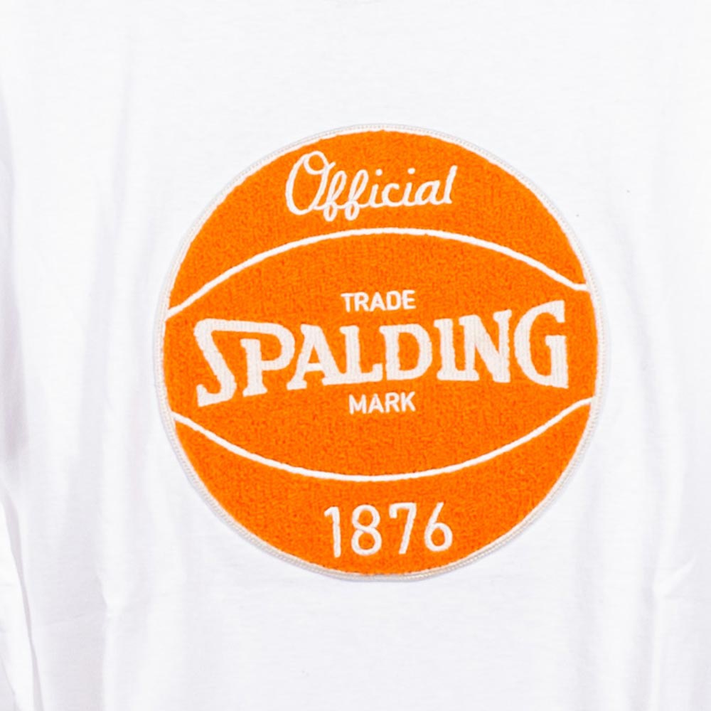 T-SHIRT SPALDING BASKETBALL WHITE