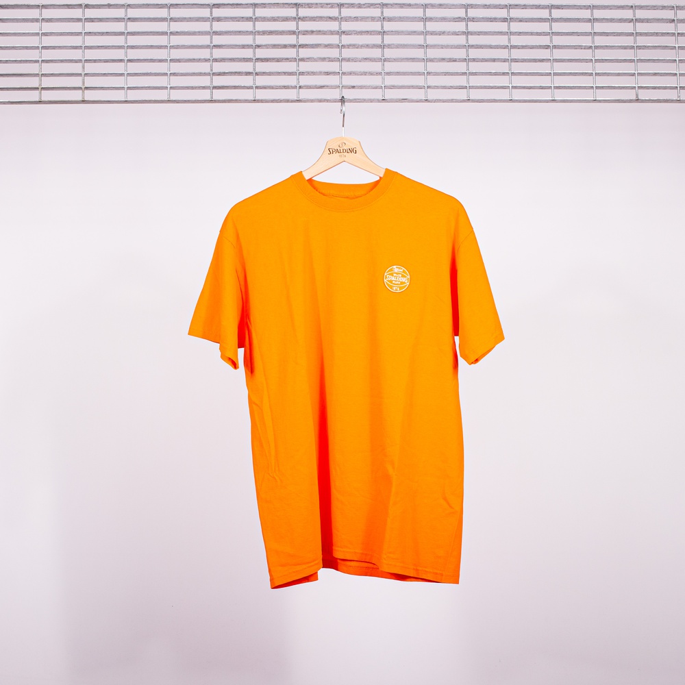 T-SHIRT SPALDING 1876 BASKET ORANGE