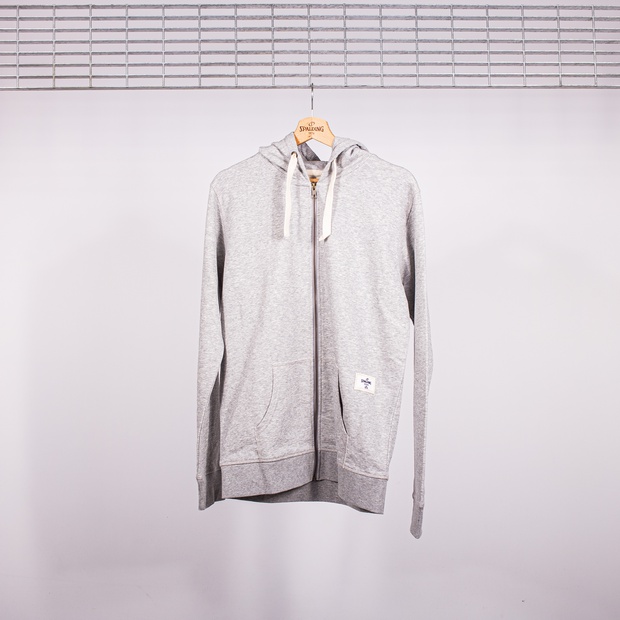 FELPA CAPPUCCIO FULL ZIP SPALDING 1876  BASKET