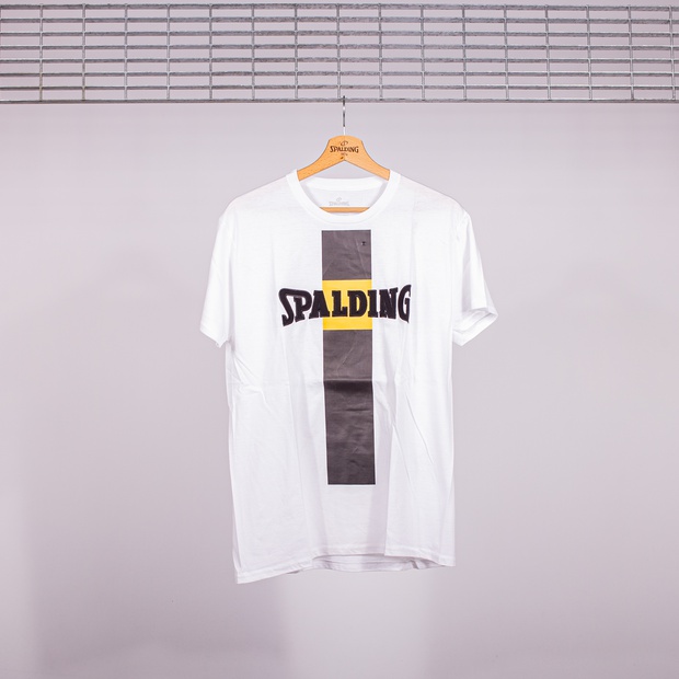 T-SHIRT SPALDING TASSELLO GREY&YELLOW