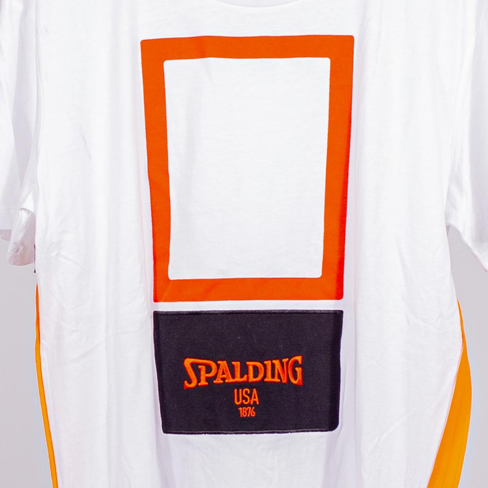 T-SHIRT SPALDING USA 1876 RECTANGLE