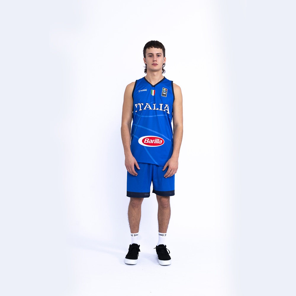 CANOTTA UFFICIALE ITALBASKET UOMO ROYAL