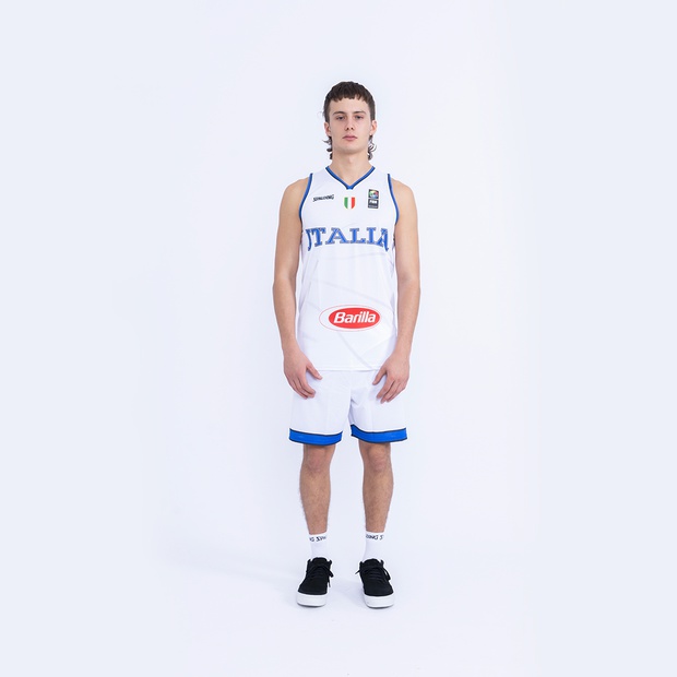 SHORT UFFICIALE ITALBASKET UOMO WHITE