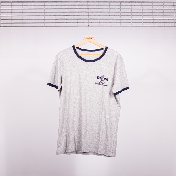T-SHIRT SPALDING 1876 OFFICIAL GREY